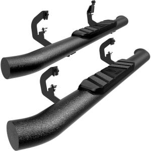 imageTyger Auto 35 Rider Running Boards Compatible with 20072018 Chevy Silverado GMC Sierra 1500 20072019 2500 3500HD 2019 LDLimited  Reg Cab  TGSS2C35298  Side Step Rail Nerf Bars