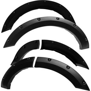 imageTyger Auto Fender Flare Compatible with 20212026 Ford Bronco Sport not fit Bronco SUV Rough Textured Black Paintable BoltRiveted Style 4pc  TGFF8F5037