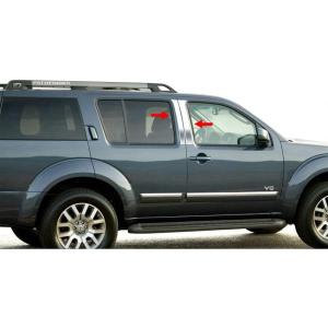 imageTyger Auto Made in USA Compatible with 20052012 Nissan Pathfinder 4 PC Stainless Steel Chrome Pillar Post Trim