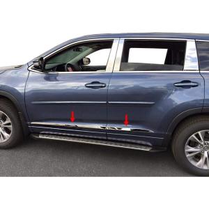 imageTyger Auto Made in USA Compatible with 20142019 Toyota Highlander Upper Accent Trim 34 to 1 14 4PC