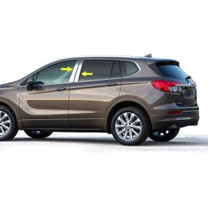 imageTyger Auto Made in USA Compatible with 20162019 Buick Envision Chrome Stainless Steel Pillar Post Trim 4PC Set