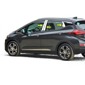 imageTyger Auto Made in USA Compatible with 20172018 Chevy Bolt Chrome Stainless Steel Pillar Post 6PC Set