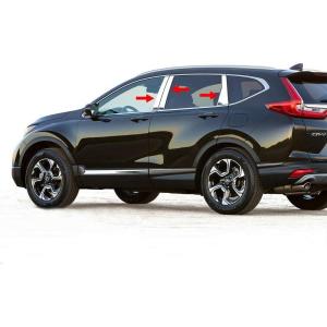 imageTyger Auto Made in USA Compatible with 20172020 Honda CRV Chrome Stainless Steel Pillar Post 6PC Set