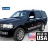 imageMade in USA Compatible with 20072017 Lincoln Navigator Body Side Rocker Panel Body Side Trim Molding 6 Wide 4PC Overlay