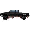 imageMade in USA Compatible with 19881998 ChevyGMC Pickup 3 Door Extended Cab WO Fender Flare Short Bed Rocker Panel Trim Body Side Moulding Without Fender Flare 625 Wide 11PC