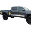 imageMade in USA Compatible with 20052015 Toyota Tacoma Double Cab 6 Bed Rocker Panel Trim 55 Wide 10PC