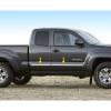 imageMade in USA Compatible with 20052015 Toyota Tacoma Ext Cab Wide 4PC Generic Body Side Molding Trim
