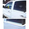 imageMade in USA Compatible with 20072013 GMC Sierra Crew Cab 4PC Stainless Steel Chrome Window Sill Trim Overlay