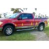 imageMade in USA Compatible with 20092014 Ford F150 Super Cab 65 Bed with Flare Rocker Panel Chrome Stainless Steel Body Side Moulding Molding Trim Cover 7 Wide 10PC