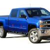 imageMade in USA Compatible with 20142018 ChevyGMC SilveradoSierra Double Cab Body Side Molding Trim 1 18 4PC