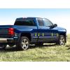 imageMade in USA Compatible with 20142018 GMC Sierra Double Cab 68 Bed Body Side Molding Trim Below Body Line 1 14 Wide 12PC Overlay