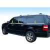 imageMaxMate Made in USA Compatible with 20072017 Ford Expedition EL Longer Without Keypad Cutout Not for Shorter Regular Model 6PC Stainless Steel Chrome Window Sill Trim Overlay