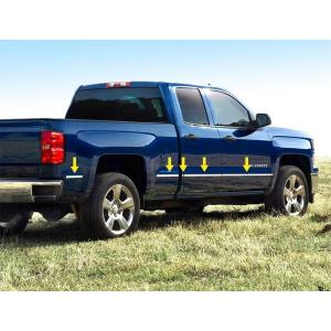 imageCompatible with 20142018 GMC Sierra Double Extended Cab 68 Bed Rocker Panel Trim 55 Wide 12