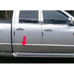 imageMade in USA Compatible with 19941997 Dodge Ram Regular Cab Long Bed Rocker Panel Chrome Stainless Steel Body Side Moulding Molding Trim Cover 85 Wide 10PC