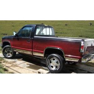 imageMade in USA Compatible with 19952005 Chevy Blazer Rocker Panel Trim Body Side Moulding 6 Wide 10PC