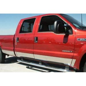 imageMade in USA Compatible with 19992010 Ford F250350 Superduty Extended Cab Short Bed Rocker Panel Trim Body Side Moulding 6 Wide 12PC