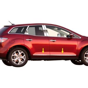 imageMade in USA Compatible with 20072013 Mazda CX7 Lower Accent 1 Wide 4PC Rocker Panel Trim