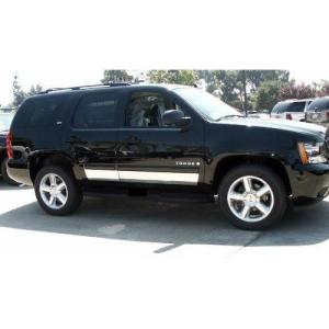 imageMade in USA Compatible with 20072014 Chevy Tahoe Rocker Panel Trim Body Side Moulding 5 Wide 4PC