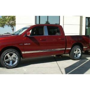 imageMade in USA Compatible with 20092018 Dodge Ram Quad Cab 65 Bed WFender Rocker Panel Trim 3 14 12PC