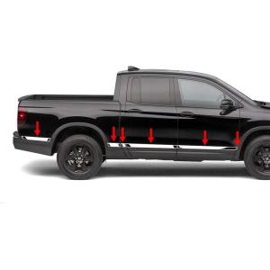 imageMade in USA Compatible with 20172018 Honda Ridgeline Rocker Panel Tapers from 2 14 to 2 34 12PC
