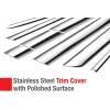 imageMade in USA Compatible with 20112016 Ford F250F350 Super Duty Duelie Rocker Panel Trim 105 12PC