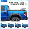 imageTyger Auto T2X Low Profile Soft Rollup in Fabric Truck Bed Tonneau Cover Compatible with 20222026 Toyota Tundra  55 67 Bed  TGBCXT393720142026 Tundra