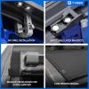 imageTyger Auto T2X Low Profile Soft Rollup in Fabric Truck Bed Tonneau Cover Compatible with 20222026 Toyota Tundra  55 67 Bed  TGBCXT393720222026 Tundra