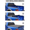 imageTyger Auto T2X Low Profile Soft Rollup in Fabric Truck Bed Tonneau Cover Compatible with 20222026 Toyota Tundra  55 67 Bed  TGBCXT393720222026 Tundra