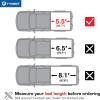 imageTyger Auto T2X Low Profile Soft Rollup in Fabric Truck Bed Tonneau Cover Compatible with 20222026 Toyota Tundra  55 67 Bed  TGBCXT393720222026 Tundra