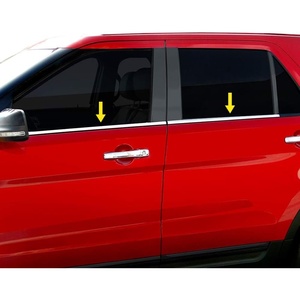 image:imageMaxMate Made in USA Compatible with 20052009 Jeep Cherokee Laredo 4PC Stainless Steel Chrome Window Sill Trim Overlay