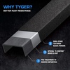 image:imageTyger Auto 66 Blade Running Boards Compatible with 20242026 Toyota Tacoma Fits Hybrid  Double Cab  TGBL3T7408  Side Step Nerf Bars